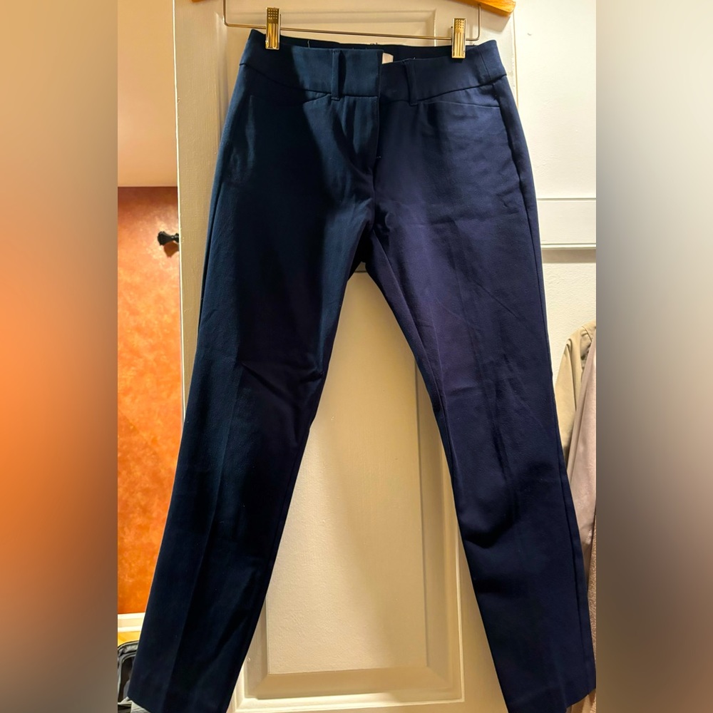 Navy dress pants from Loft size 0 Petite